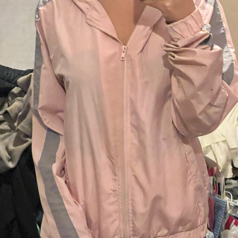 pink forever 21 windbreaker